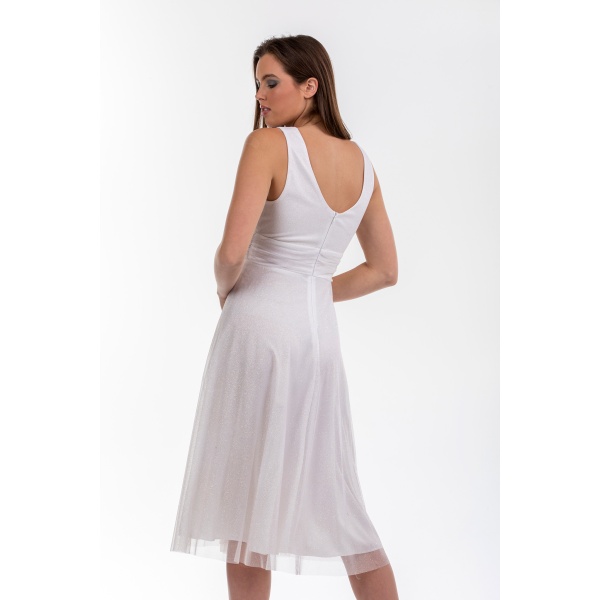 Φόρεμα Midi Λευκό Bellino 21.11.2668 – L
