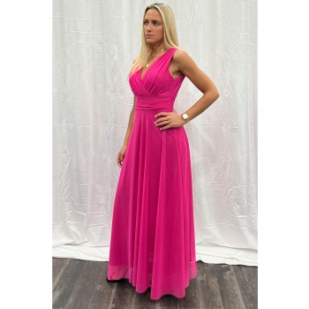 Φόρεμα Maxi Portal Fashion Ροζ PF – 25