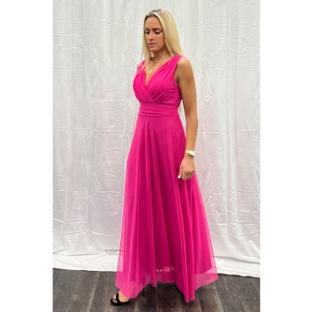 Φόρεμα Maxi Portal Fashion Ροζ PF – 25