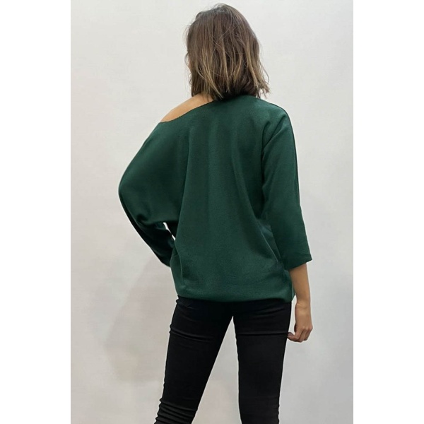 Μπλούζα Oversized Portal Fashion Πράσινη PF – 339-green