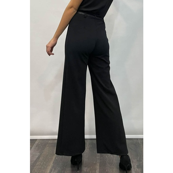 Παντελόνα Κρεπ Portal Fashion Μαύρη PF – 4010