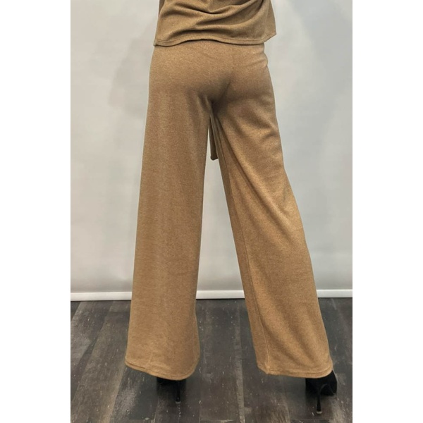 Παντελόνα Πλεκτή Portal Fashion Κάμελ PF – 4003